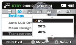 SAMSUNG SMX-C10LN BLUE - Menu design - 1