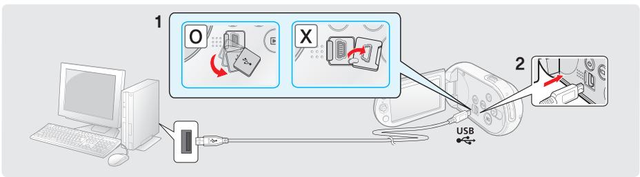 SAMSUNG SMX-C10LN BLUE - Vérifiez votre type d'ordinateur avant de l'utiliser !!! - 1