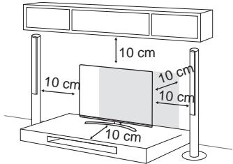 LG 55SJ850V, 65SJ850V - Fixation du support mural - 1