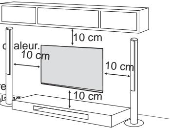 LG 55SJ850V, 65SJ850V - Fixation du support mural - 3