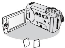 SAMSUNG SMX-F40SP - Deux fois plus d'options de mémoire (Mémoire intégrée (8Go (SMX-F43 uniquement), 16Go (SMX-F44 uniquement))) - 1