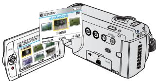 SAMSUNG SMX-F40SP - L'option Option Aff multip vous propose une grande variété de méthodes de lecture ! - 1