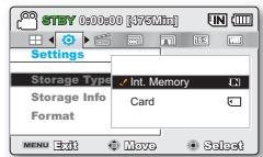 SAMSUNG SMX-F40SP - réglage système - 2