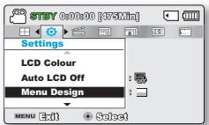SAMSUNG SMX-F40SP - Auto LCD Off (Arrêt Auto LCD) - 3
