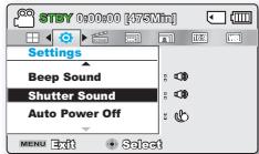 SAMSUNG SMX-F40SP - Shutter Sound (Son obturateur) - 1