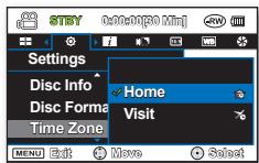 SAMSUNG VP-DX205 - Utilisation du levier de commande - 3
