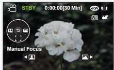 SAMSUNG VP-DX205 - Dans les situations suivantes, il est possible que vous obteniez de plusieurs résultats en faisant la mise au point manuelle : - 1