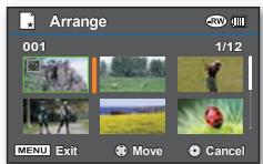 SAMSUNG VP-DX205 - Classement de l'ordre des images video au sein d'une liste de lecture - 3