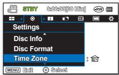 SAMSUNG VP-DX205 - Utilisation du levier de commande - 2