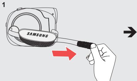 SAMSUNG VP-DX205 - COMMENT TENIR LE CAMESCOPE DVD - 1