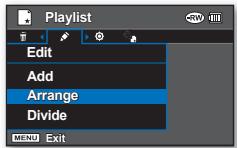 SAMSUNG VP-DX205 - Classement de l'ordre des images video au sein d'une liste de lecture - 2