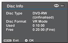 SAMSUNG VP-DX205 - FORMATAGE D'UN DISQUE - 8
