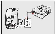 SAMSUNG VP-DX205 - impression d/images photos (VP-DX205(i)/DX2050/DX210(i) uniquement) - 2