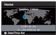 SAMSUNG VP-DX205 - Réglage du fuseau horsaire et de la date/heure pour la première fois - 2
