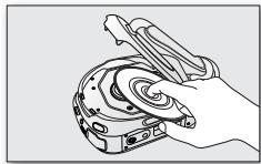 SAMSUNG VP-DX205 - Retrait d'un disque - 1