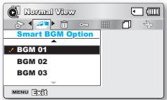 SAMSUNG SMX-F500 - SMART BGM OPTION (Option BGM intelligent) - 2