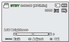 SAMSUNG SMX-F500 - LCD BRIGHTNESS (Luminosite LCD) - 2