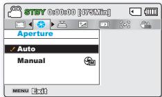 SAMSUNG SMX-F500 - Utilisation du bouton MENU - 1
