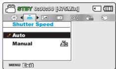 SAMSUNG SMX-F500 - SHUTTER SPEED (Vit. obturat.) - 2