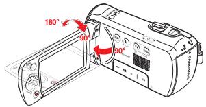 SAMSUNG SMX-F500 - RéGLAGE DE L'ÉCRAN LCD - 1