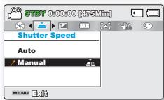 SAMSUNG SMX-F500 - SHUTTER SPEED (Vit. obturat.) - 3