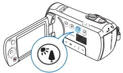 SAMSUNG SMX-F500 - UTILISATION DU BOUTON TACTILE CONTRE-JOUR - 1