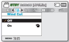 SAMSUNG SMX-F500 - WIND CUT (Coupe Vent) - 2