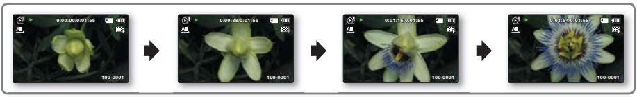 SAMSUNG SMX-F500 - Exemple d'enregistrement par intervalle - 2
