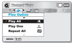 SAMSUNG SMX-F500 - PLAY OPTION (Option lecture) - 2