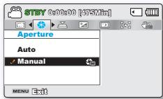 SAMSUNG SMX-F500 - Utilisation du bouton MENU - 2