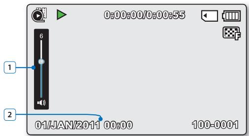 SAMSUNG SMX-F500 - Mode Lecture video : Affichage simple - 3