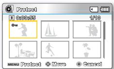 SAMSUNG SMX-F500 - Éléments de sous-menu - 1