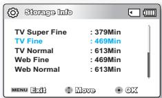 SAMSUNG SMX-F500 - STORAGE INFO (Info mémoire) - 3