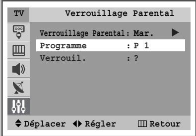 SAMSUNG CS-29M6 - Activez le verrouillage - 5