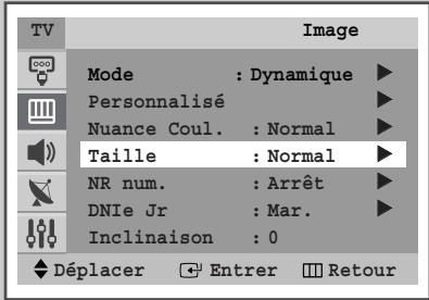 SAMSUNG CS-29M6 - Sélection de la taille de l'image - 2