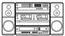 SAMSUNG CS-29M6 - Branchement de la sortie audio (en fonction du modèle) - 3