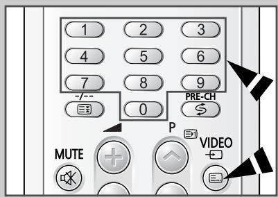 SAMSUNG CS-29M6 - Mémorisation de pages télétexte (en fonction du modèle) - 1