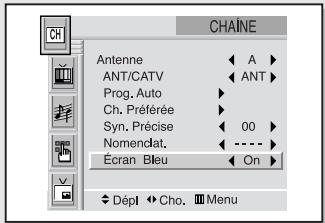 SAMSUNG HCL473W - Régler le mode écran bleu - 3