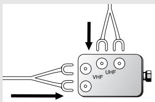 SAMSUNG HCL473W - Antennes séparées VHF et UHF - 1