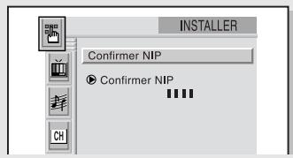 SAMSUNG HCL473W - Configurer leur nombre d'identification personnel (NIP) - 5
