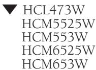 SAMSUNG HCL473W - Boutons - panneau avant - 5