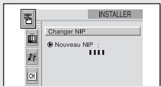 SAMSUNG HCL473W - Configurer leur nombre d'identification personnel (NIP) - 4