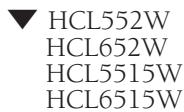 SAMSUNG HCL473W - Boutons - panneau avant - 1