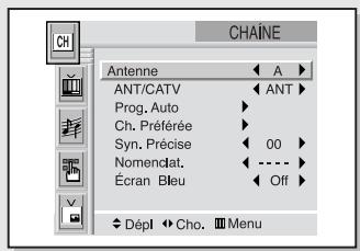 SAMSUNG HCL473W - Sélectionner l'entrée d'antenne - 1