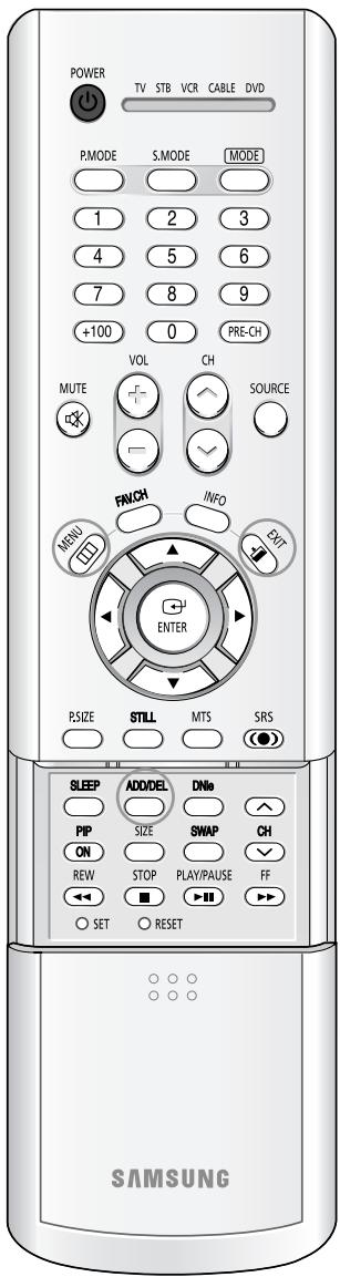 SAMSUNG HL-R5064W - Mémorisation des chaînes - 1