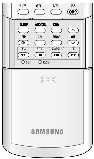 SAMSUNG HL-R5064W - Touches VCR/DVD de la télécommande - 1