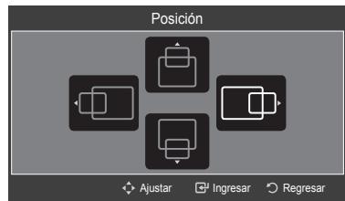 SAMSUNG HL-T7288W - Ajuste de la posicion de la pantalla - 2