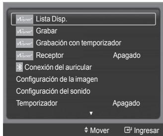 SAMSUNG HL-T7288W - Cuando no se muestra un dispositivo de grabación - 1