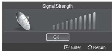 SAMSUNG HL-T7288W - Checking the Digital-Signal Strength - 2