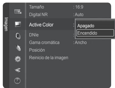 SAMSUNG HL-T7288W - Configuración de Color activo - 2